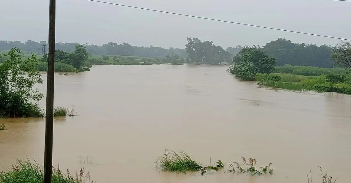 গোমতী নদীর পানি বৃদ্ধি পরিস্থিতি