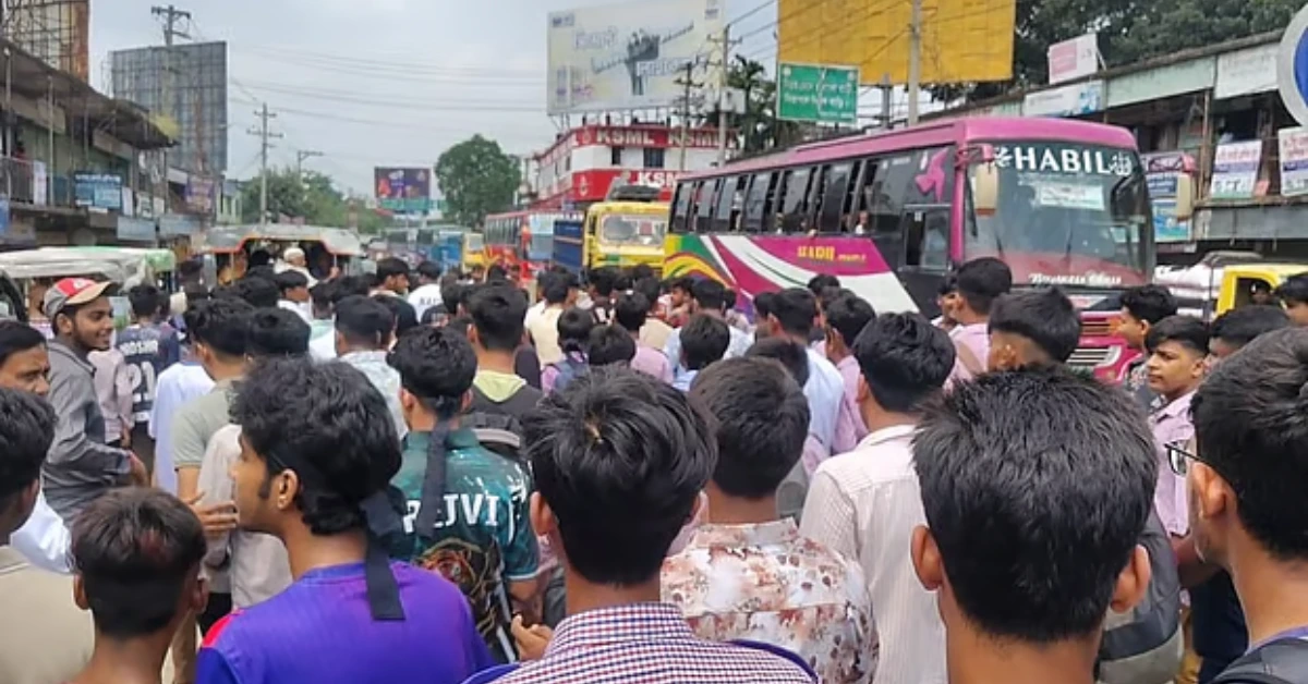 সাহাদুল হকের মৃত্যু নিয়ে শিক্ষার্থীদের বিক্ষোভ
